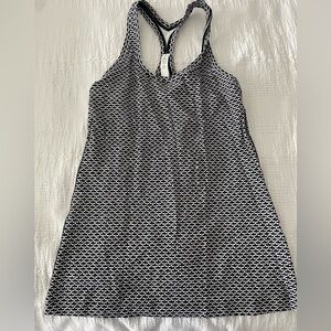 Lululemon Athletica Black and White Textured Tank